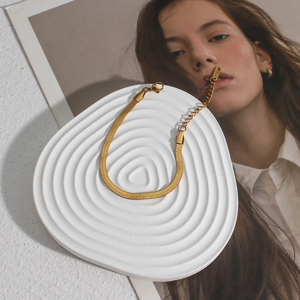 Schmuckset  Halskette und Armband gold und silber