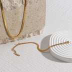 Schmuckset  Halskette und Armband gold und silber