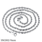 Halskette Twisted Rope  aus vergoldetem Edelstahl