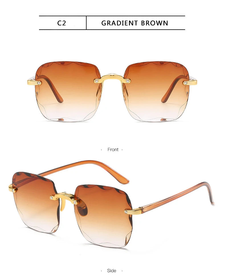 Randlose Sonnenbrille 3 PCS