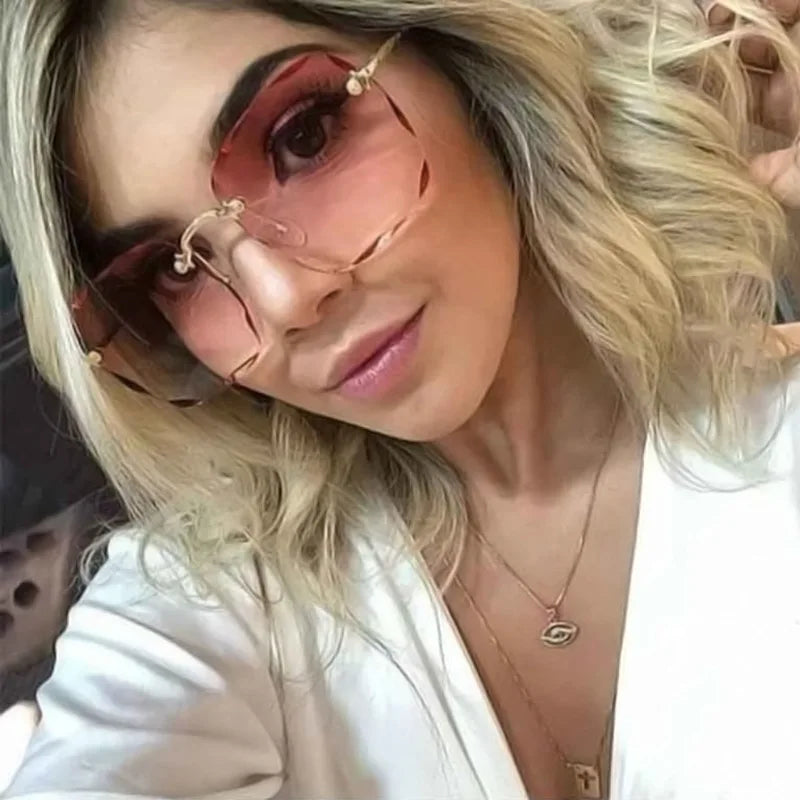 Rimless Sunglasses 3 PCS