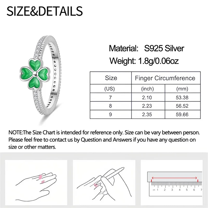 Original 925er Sterlingsilber, rosa herzförmige Kronenringe