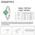 Original 925er Sterlingsilber, rosa herzförmige Kronenringe - Teil2