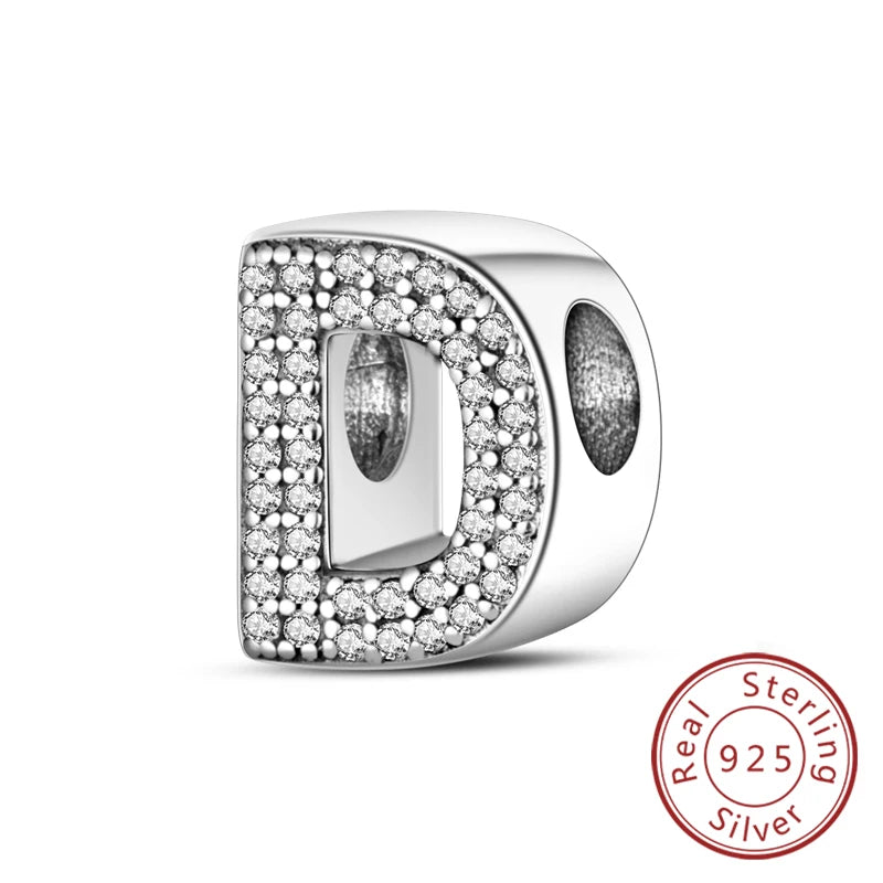 Charms fit original bracelets, A-Z