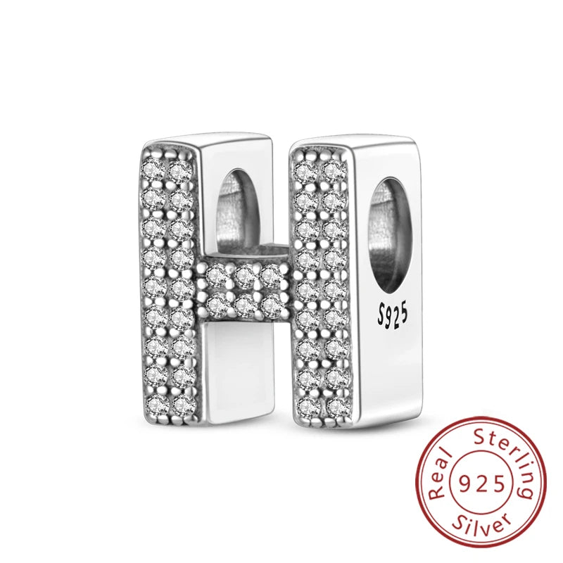Charms fit original bracelets, A-Z