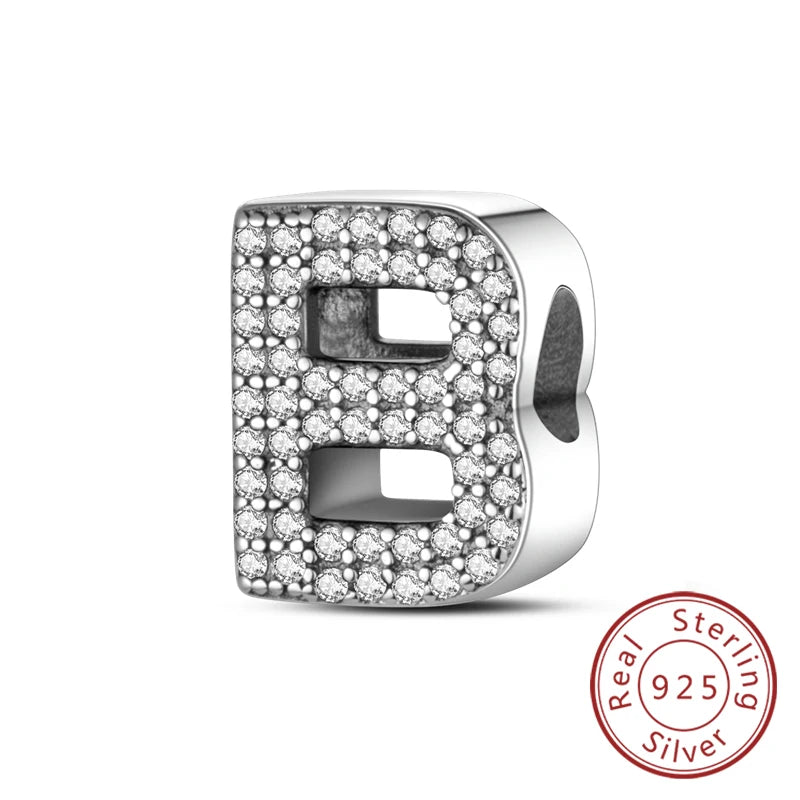 Charms fit original bracelets, A-Z
