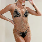 Fashion Körperkette Schmuck als Kleid