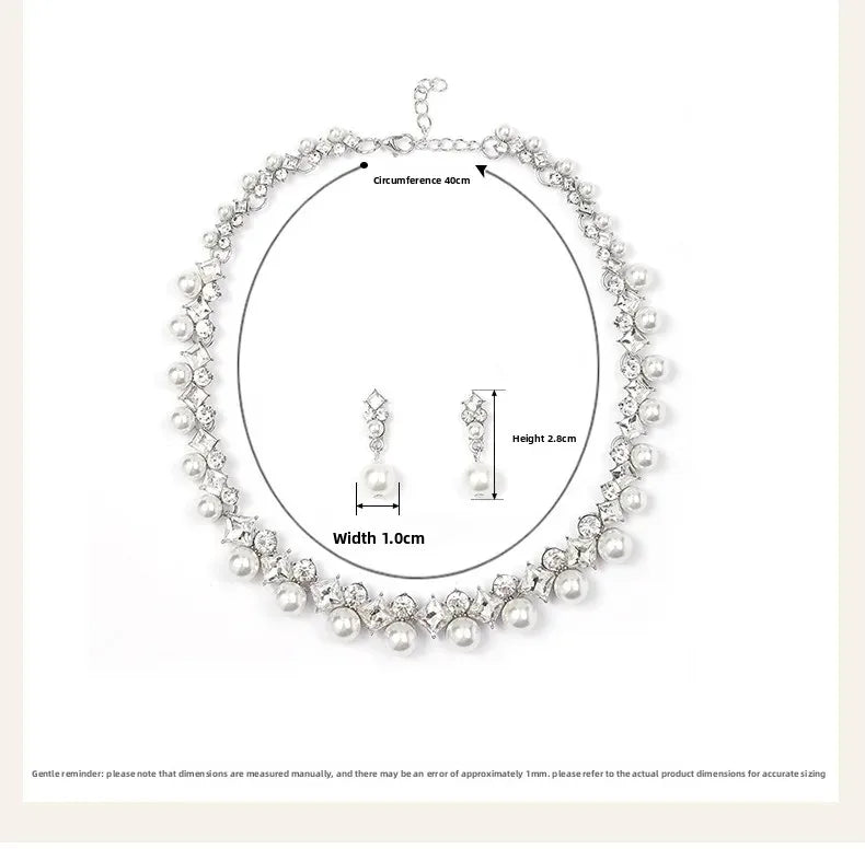 Luxuriöses Edelstein-Halsketten-Set für Damen