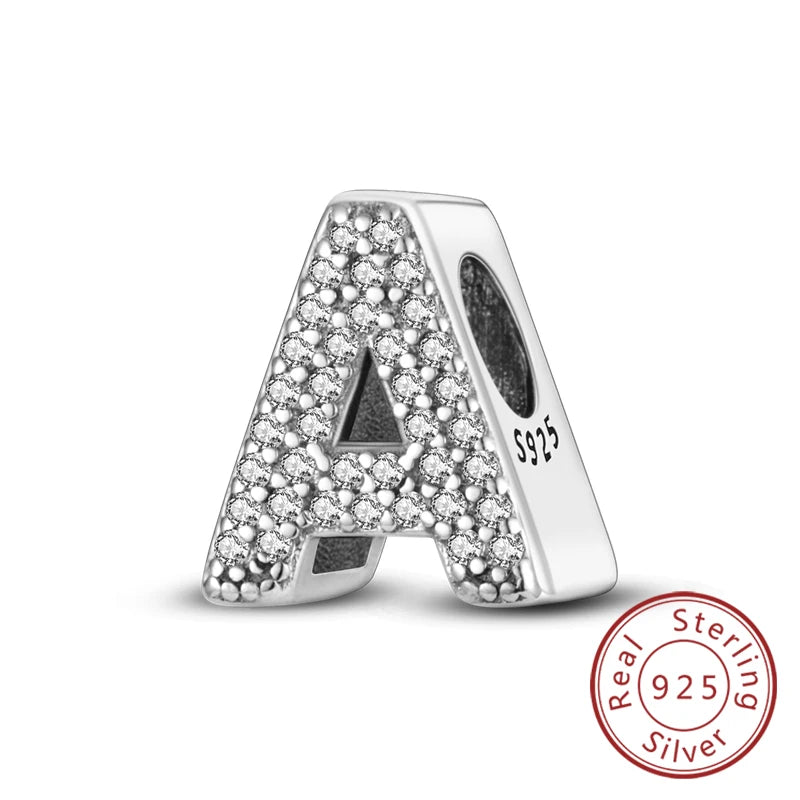 Charms fit original bracelets, A-Z