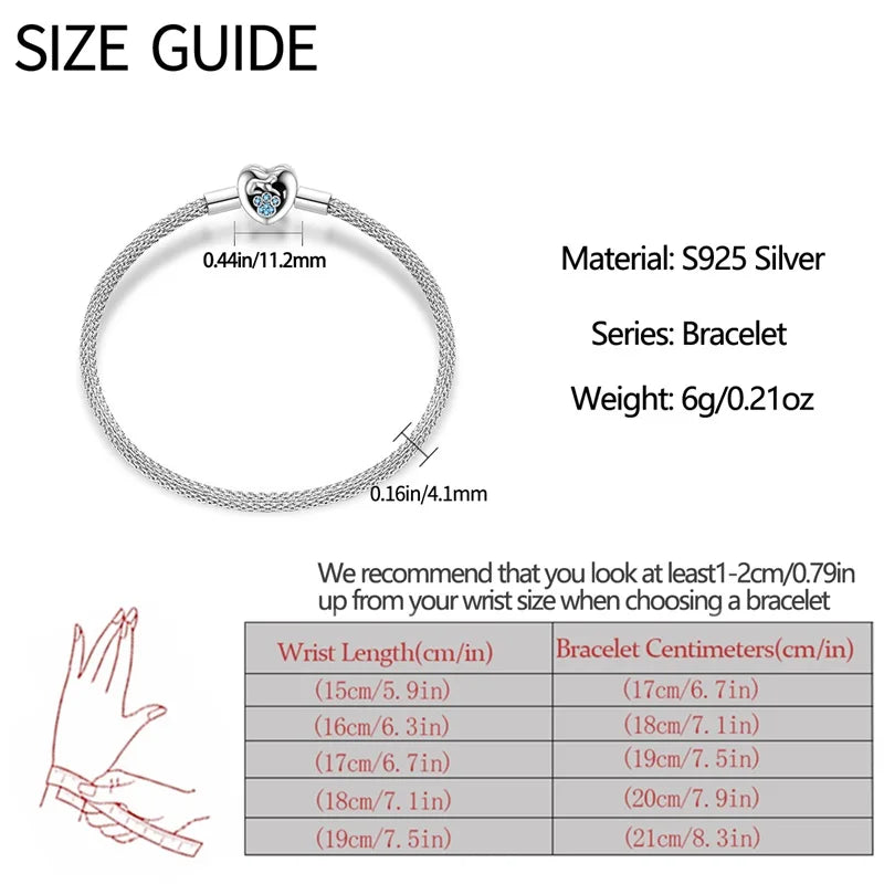 Zahle2 get 3! - Armband Silber 925, Original 17–20 cm verschiedene Motive