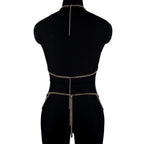 Fashion Körperkette Schmuck als Kleid