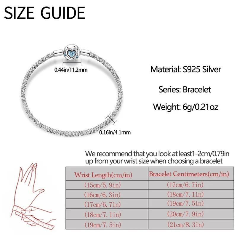 Zahle2 get 3! - Armband Silber 925, Original 17–20 cm verschiedene Motive