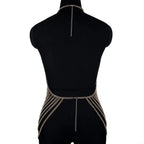 Fashion Körperkette Schmuck als Kleid