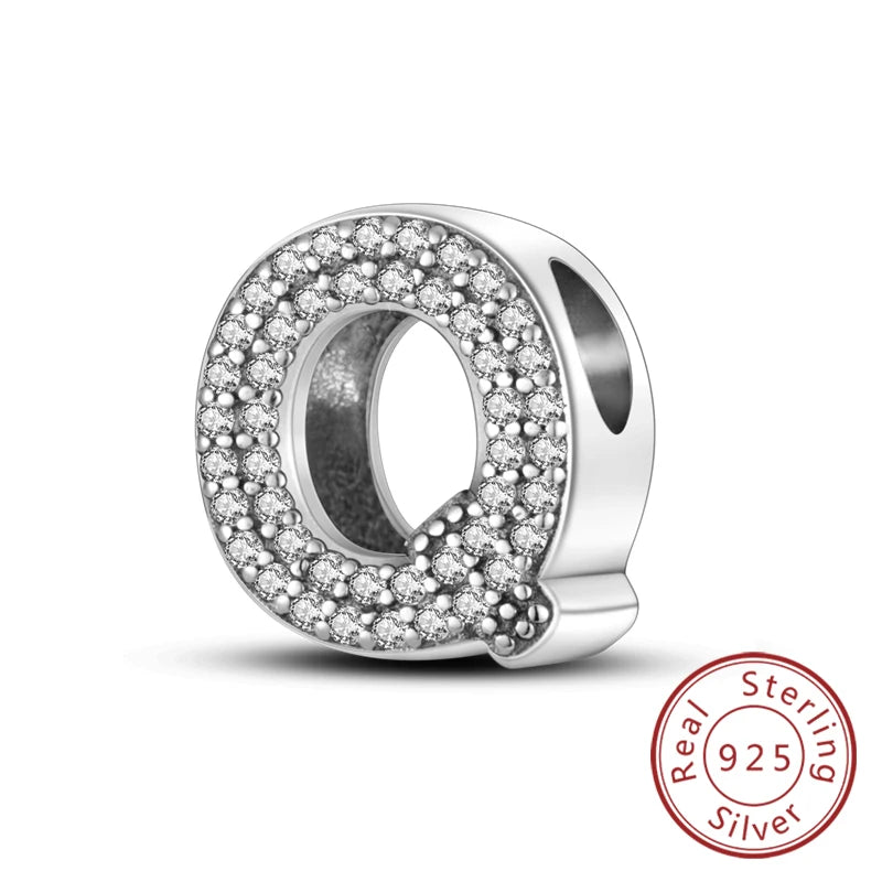 Charms fit original bracelets, A-Z