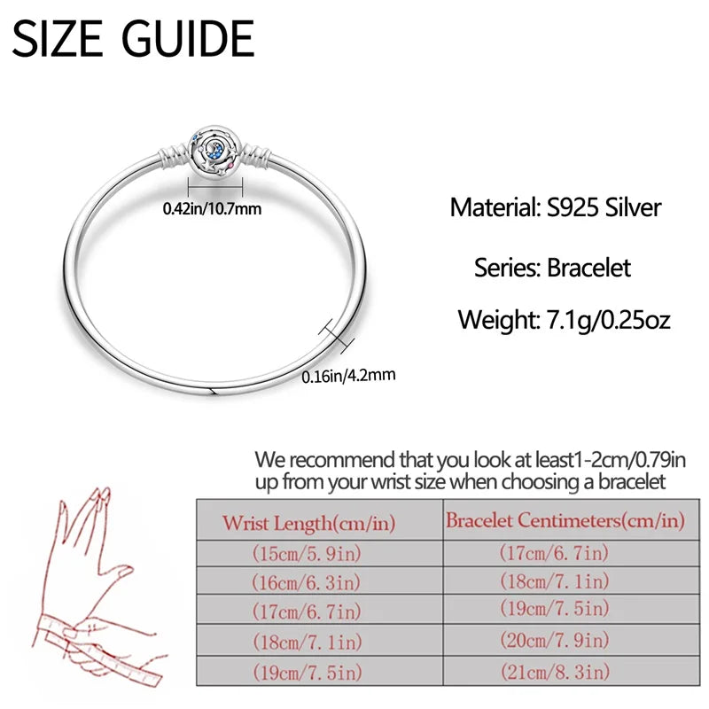 Zahle2 get 3! - Armband Silber 925, Original 17–20 cm verschiedene Motive