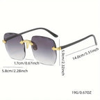 Randlose Sonnenbrille 3 PCS