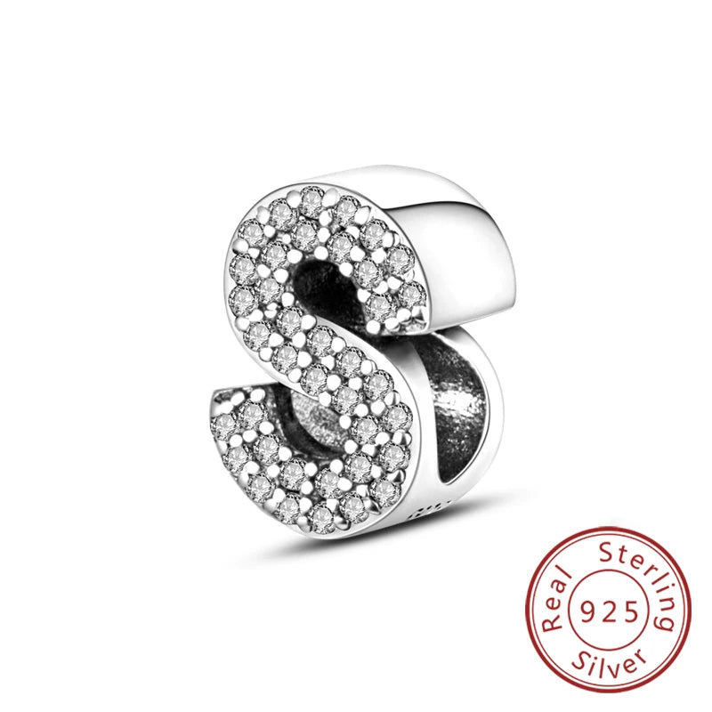 Charms fit original bracelets, A-Z