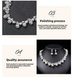 Luxuriöses Edelstein-Halsketten-Set für Damen