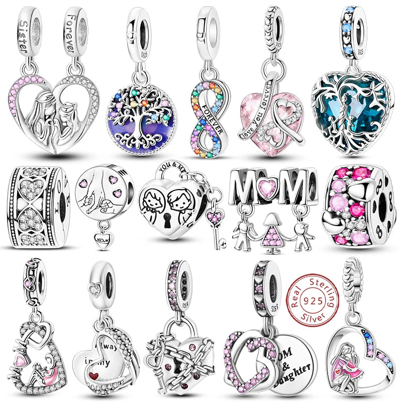 Sterling Silver Charm Beads