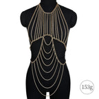 Fashion Körperkette Schmuck als Kleid
