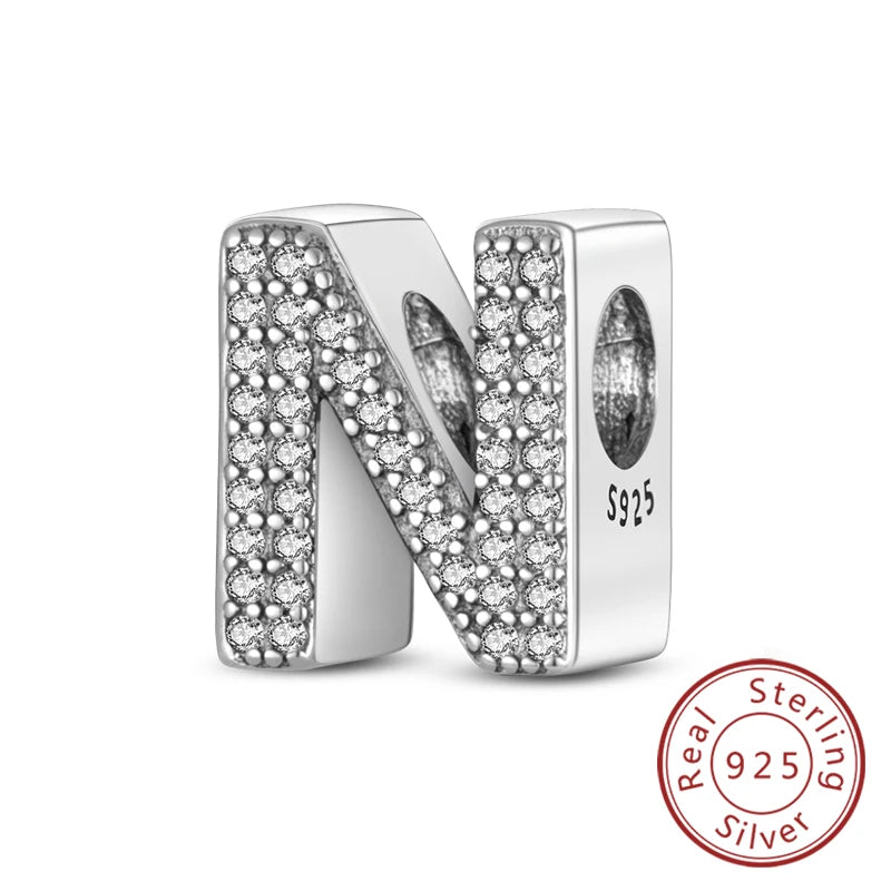 Charms fit original bracelets, A-Z