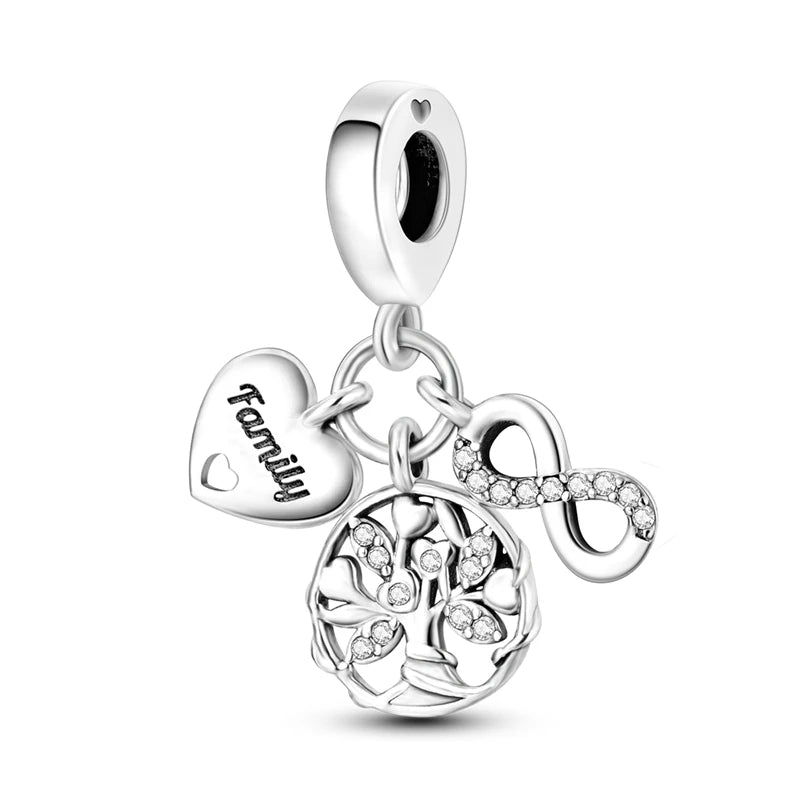 Sterling Silver Charm Beads
