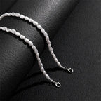 Elegante Choker-Halskette oder Armband extra mit Imitationsperlen – Vintage-inspirierter Perlenschmuck für Damen, ideal für Hochzeit oder Party