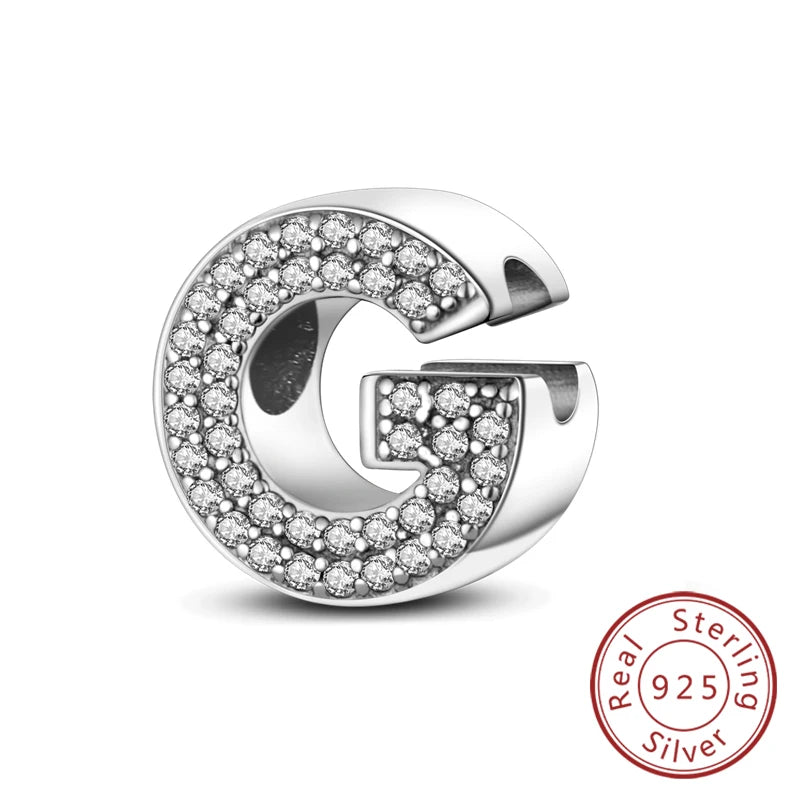 Charms fit original bracelets, A-Z