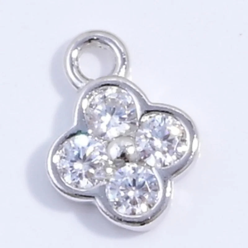 Zahle 2 get 3!   925 Sterling Zirkonia-Anhänger - verschiedene Farben