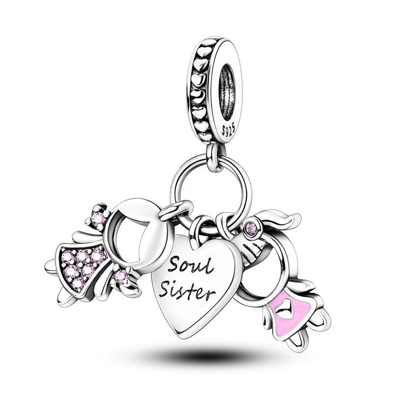 Sterling Silver Charm Beads