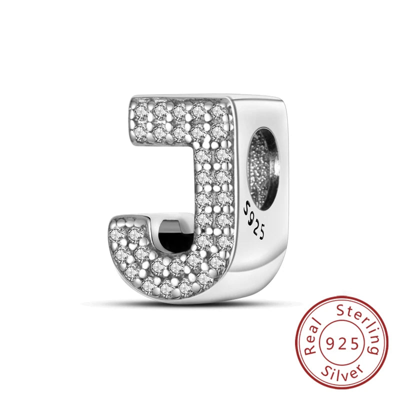 Charms fit original bracelets, A-Z