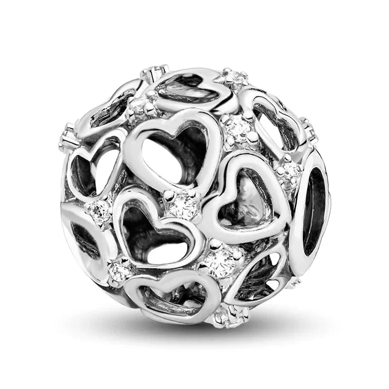 Charm-Anhänger aus 925er-Sterlingsilber - verschiedene Motive