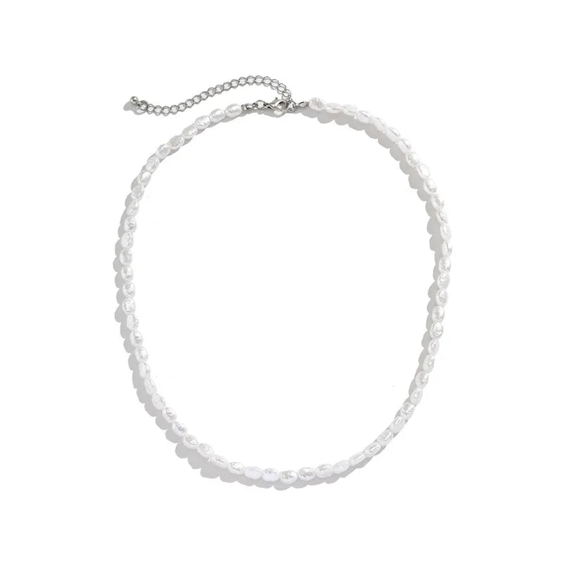 Elegante Choker-Halskette oder Armband extra mit Imitationsperlen – Vintage-inspirierter Perlenschmuck für Damen, ideal für Hochzeit oder Party
