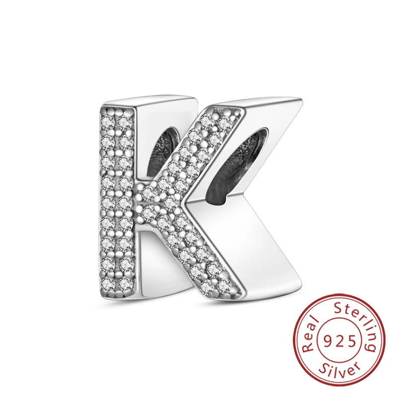 Charms fit original bracelets, A-Z
