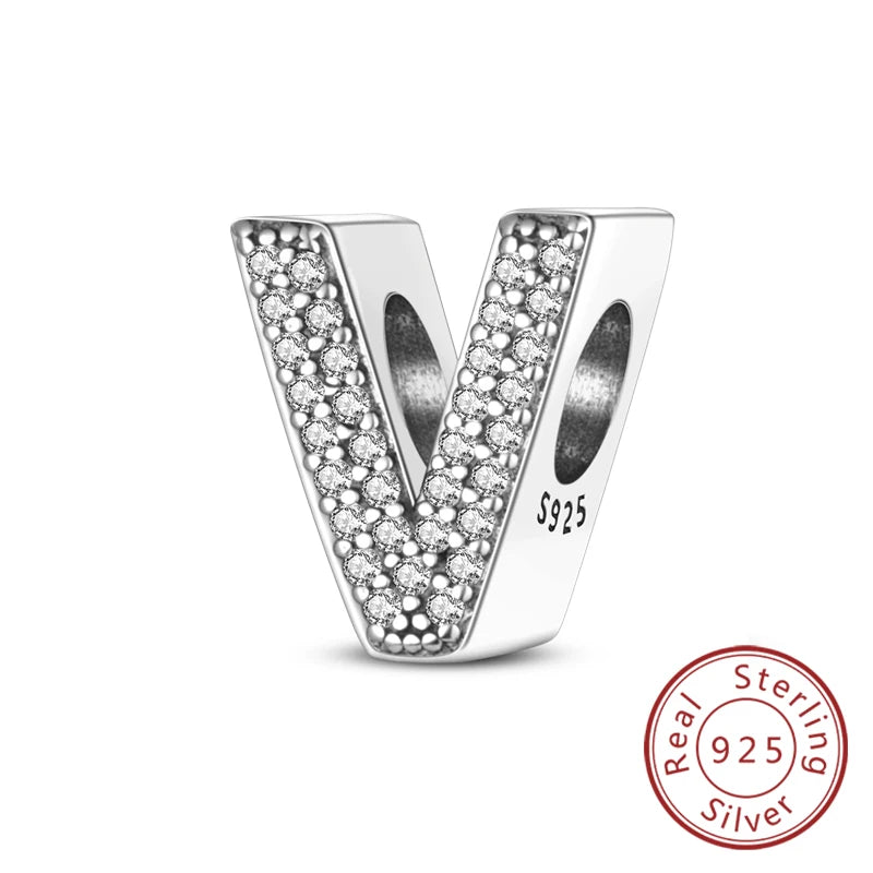 Charms fit original bracelets, A-Z