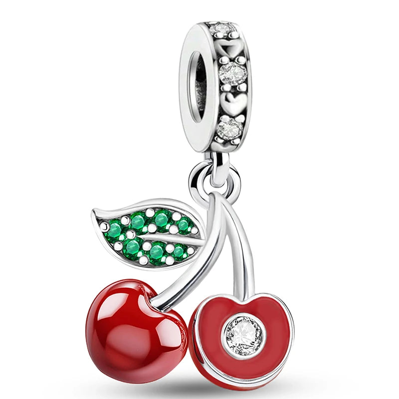 Charm-Anhänger aus 925er-Sterlingsilber - verschiedene Motive