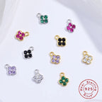 Zahle 2 get 3!   925 Sterling Zirkonia-Anhänger - verschiedene Farben