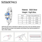 Original 925er Sterlingsilber, rosa herzförmige Kronenringe - Teil2