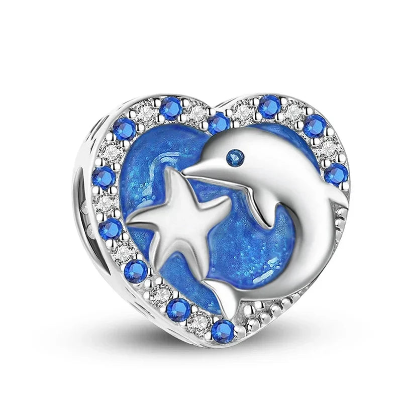Charm-Anhänger aus 925er-Sterlingsilber - verschiedene Motive