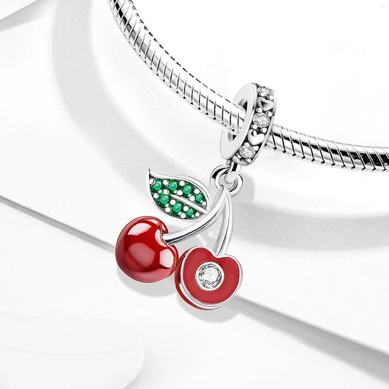 Charm-Anhänger aus 925er-Sterlingsilber - verschiedene Motive