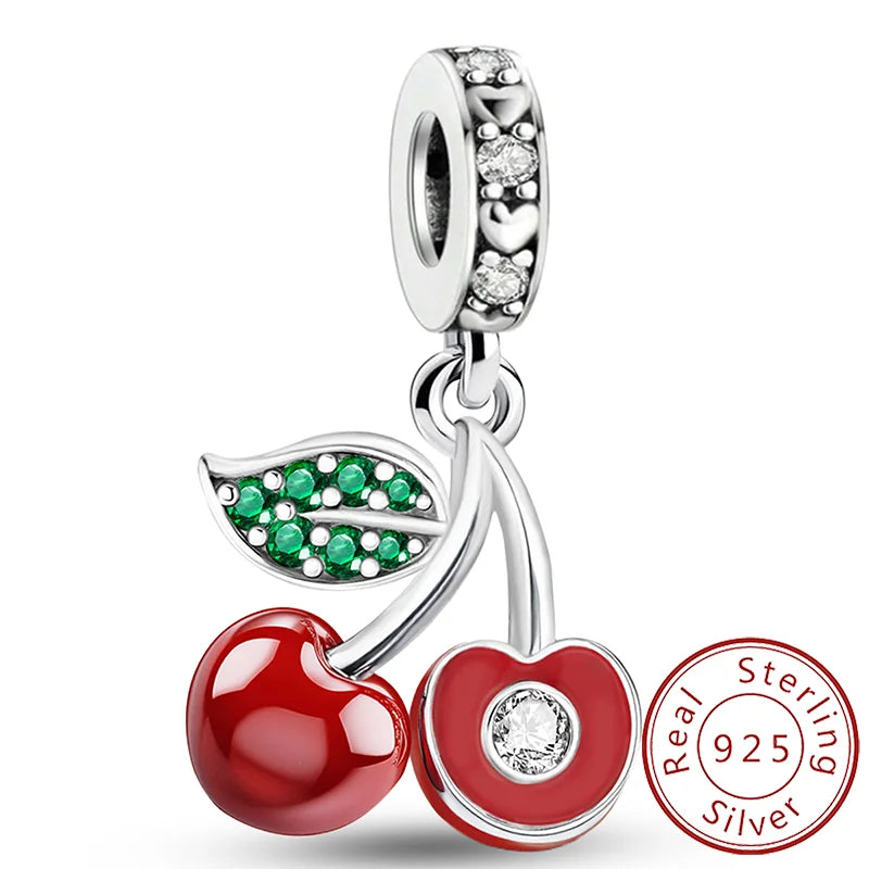 Charm-Anhänger aus 925er-Sterlingsilber - verschiedene Motive