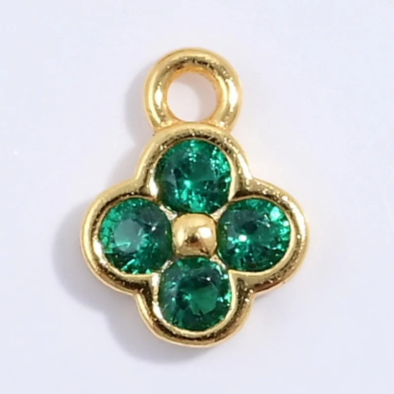 Zahle 2 get 3!   925 Sterling Zirkonia-Anhänger - verschiedene Farben