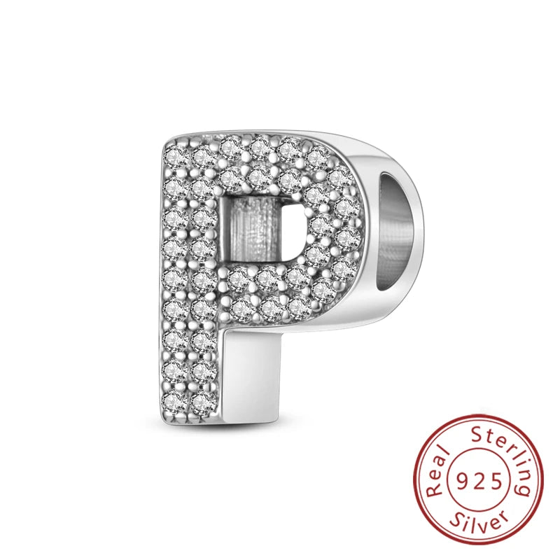 Charms fit original bracelets, A-Z