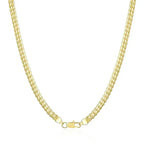 18K Gold und Silber verschiedene Längen Halsketten