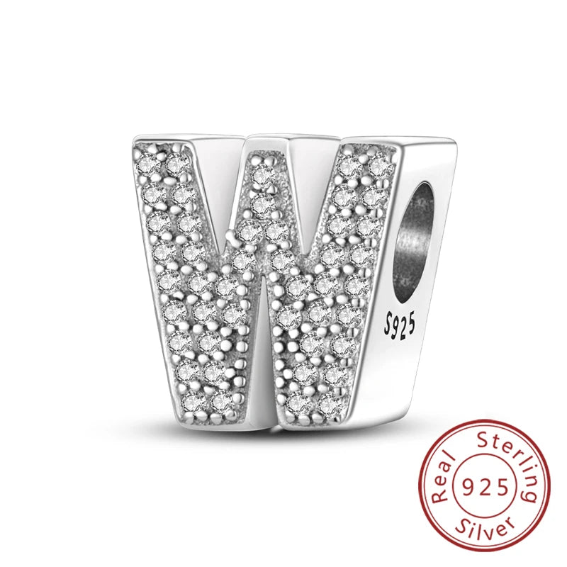 Charms fit original bracelets, A-Z
