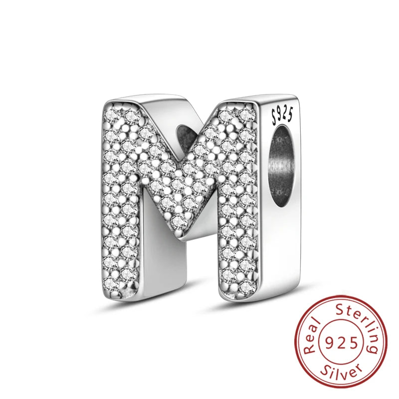 Charms fit original bracelets, A-Z