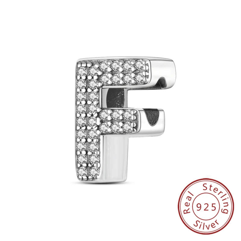 Charms fit original bracelets, A-Z